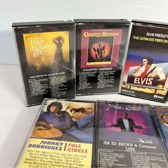 Classic Country and Pop Cassette Tape Lot of 7 Greatest Hits Elvis Mills Brother - Picture 2 of 9